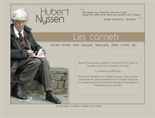 Tablet Screenshot of hubertnyssen.com